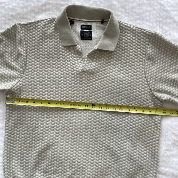 Buffalo David Bitton Willians Notch Collar Shirt Short Sleeve Sweater Mens Large - Picture 12 of 14